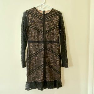 Bardot Sasha lace dress in black - new with tags!